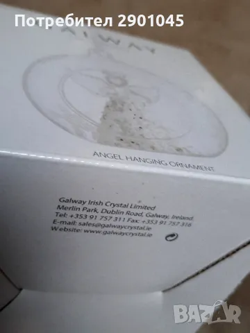 КРИСТАЛНА ТОПКА С АНГЕЛЧЕ, снимка 4 - Други - 48337452