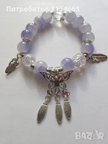 Гривна от мъниста , снимка 3 - Гривни - 50170498