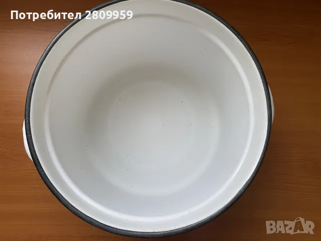 Емайлирана тенджера с капак, снимка 13 - Съдове за готвене - 50309542