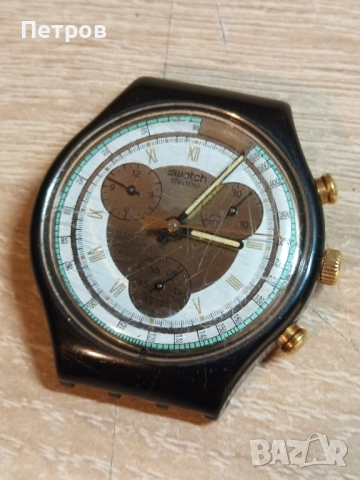 "Swatch"хронограф.(1991г), снимка 2 - Антикварни и старинни предмети - 51595054