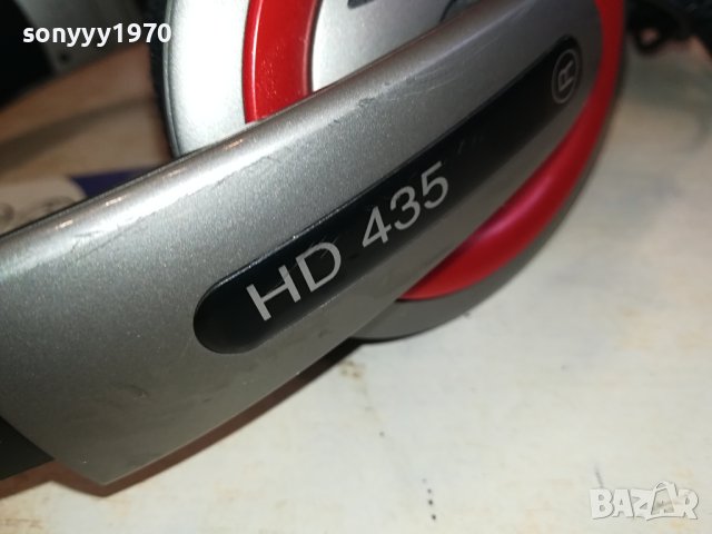 SENNHEISER HD435 STEREO HEADPHONES-ВНОС SWISS 0412231046, снимка 8 - Слушалки и портативни колонки - 43264609