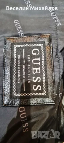 Яке от еко кожа Гес - GUESS, снимка 7 - Якета - 49585235