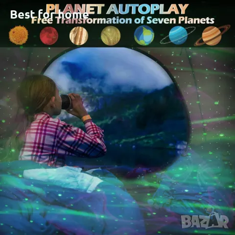 Звезден музикален проектор висок клас BiGosh с Bluetooth, снимка 6 - Други - 48346441