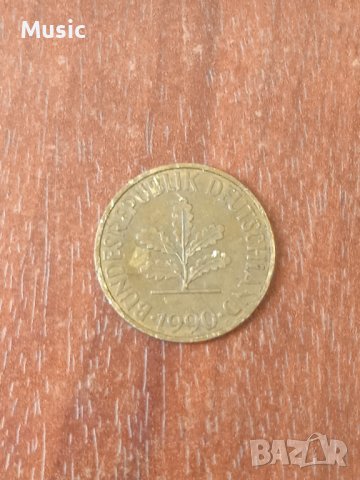 Монета Germany-10 Pfennig- 1990г. / 10 Пфенинга от  Западна Германия, снимка 2 - Нумизматика и бонистика - 40644226