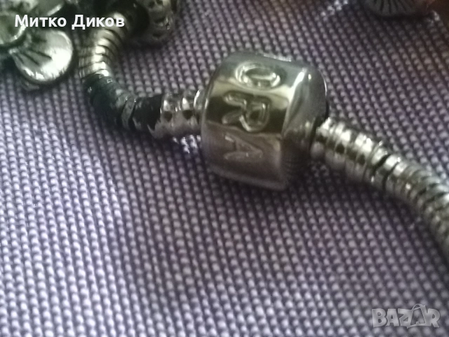 Пандора сребърна гривна нова, снимка 9 - Гривни - 52788601