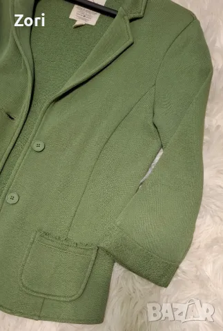 Зелено сако със 7/8 дължина на ръкава , снимка 7 - Сака - 49747672
