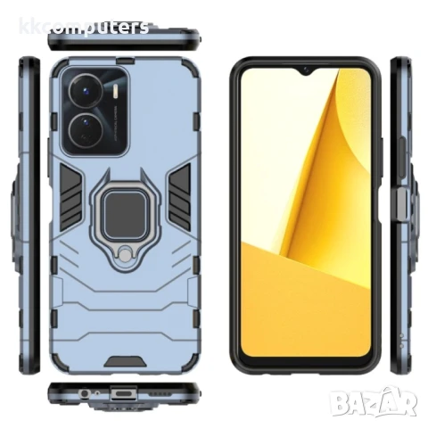 vivo Y16 4G Удароустойчив Ring Holder Калъф и Протектор, снимка 9 - Калъфи, кейсове - 50741872
