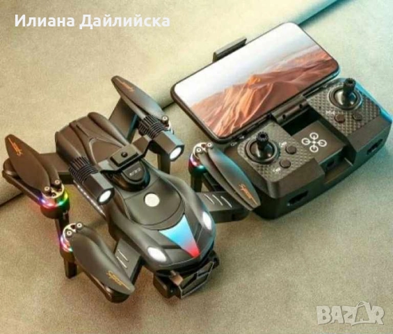 НОВО ЗАРЕЖДАНЕ!!! 👉 8К Дрон с двойнa ESC камера и вграден екран НАМАЛЕНА ЦЕНА от 200 лв на 99 лв., снимка 2 - Дронове и аксесоари - 52659813