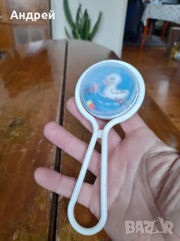 Стара детска играчка залъгалка,дрънкалка #9