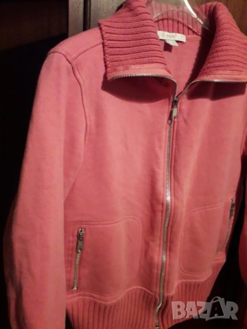 Дамска памучна жилетка с цип, снимка 2 - Жилетки - 27938833