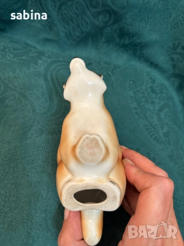 Статуетка „Енот“. ЛФЗ „Ломоносов, снимка 11 - Статуетки - 52999115