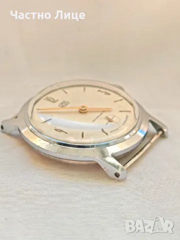 Немски Винтидж Ръчен Механичен Мъжки Часовник 1970те г., снимка 6 - Колекции - 50337856