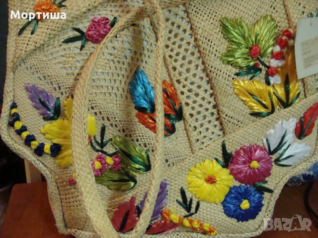  Ръчно изработена чанта от Ямайка РАЗПРОДАЖБА, снимка 2 - Чанти - 27648059