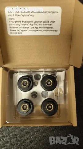 TPMS система за следене на налягането в гумите за автомобил BLE Bluetooth 5.0, снимка 1