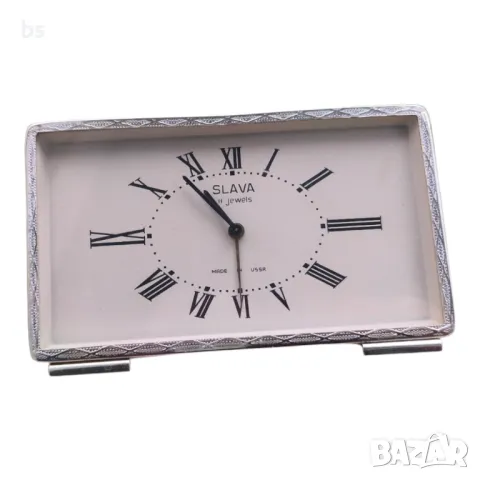 Ретро механичен будилник Slava (обслужен)