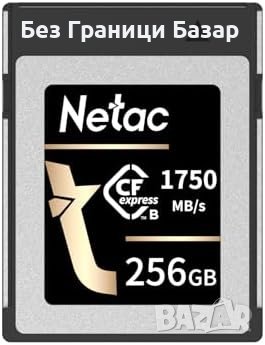 Нова 256GB CFexpress Type B - Професионална Карта за DSLR фотография, снимка 2 - Чанти, стативи, аксесоари - 43686743