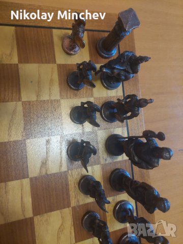 Шах с метални фигури , снимка 8 - Шах и табла - 43059851
