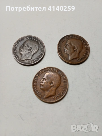 ИТАЛИЯ МОНЕТИ 5 ЧЕНТЕЗИМИ 1921-1925-1929 Г , снимка 5 - Нумизматика и бонистика - 53117152