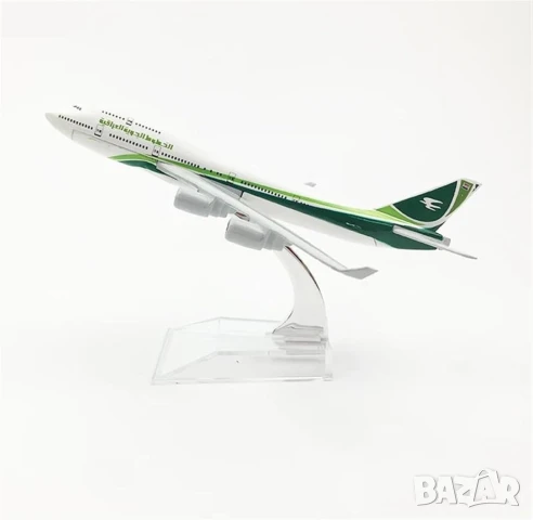 Boeing 747 самолет модел макет Иракски авиолинии полети авиация Ирак, снимка 3 - Колекции - 50914723
