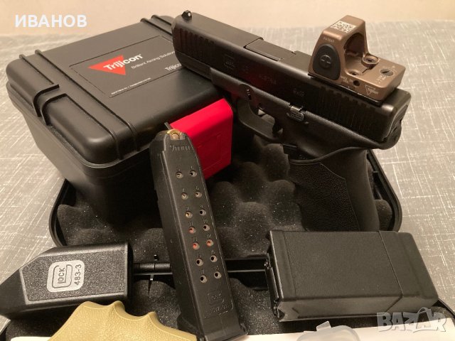 Бързомер Trijicon RMR Type 2 HRS Adjustable led Glock, снимка 11 - Оборудване и аксесоари за оръжия - 43871777