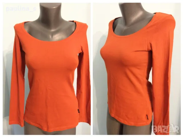 Два броя / Еластична маркова блуза "DIDI" и "zabaione" / универсален размер , снимка 2 - Блузи с дълъг ръкав и пуловери - 30400051