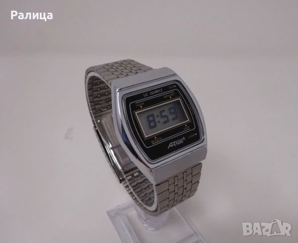 Мъжки електронен часовник Atron от 80-те години, снимка 5 - Мъжки - 53051517