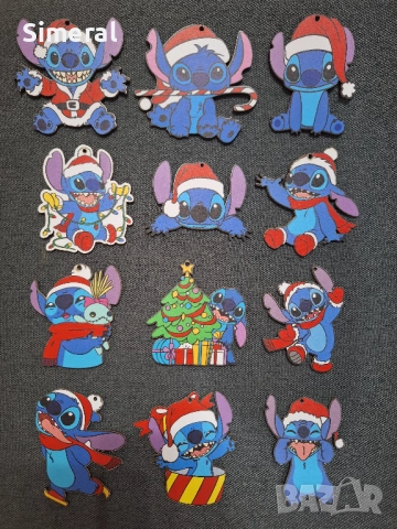 РАЗПРОДАЖБА! -50% Коледна декорация Stitch / Стич, снимка 5 - Други - 52218177