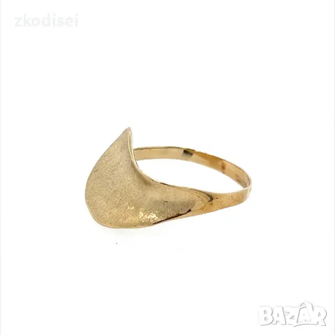 Златен дамски пръстен 3,39гр. размер:57 14кр. проба:585 модел:26415-3, снимка 2 - Пръстени - 47441641