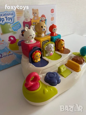 Изскачащи животни, бебешка играчка, снимка 9 - Образователни игри - 51180471