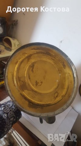 Стар голям меден чайник, снимка 8 - Антикварни и старинни предмети - 35178488