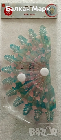 3D Коледна украса – снежинка, звезда, топка с отблясъци,променящи се цветове , снимка 12 - Декорация за дома - 51932466