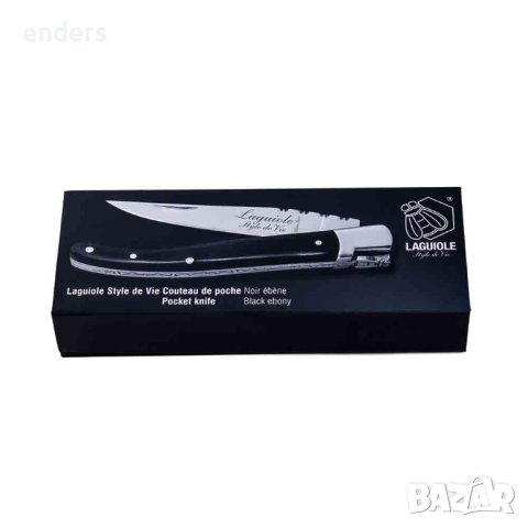 Джобно ножче Laguiole Style de Vie Luxury Black Ebony, снимка 3 - Ножове - 43757496