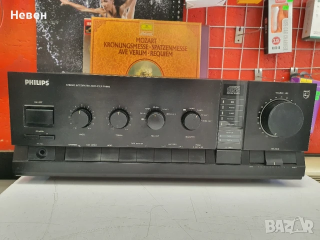 Усилвател Philips FA-960, снимка 2 - Ресийвъри, усилватели, смесителни пултове - 51071362