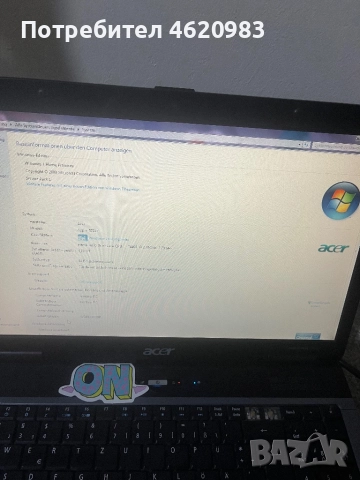  Лаптоп Acer Aspire 5732ZG , снимка 10 - Лаптопи за дома - 52899971