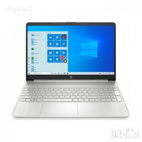 Лаптоп HP Notebook 15, FHD , Intel Core i3-10gen,8GB,256 SSD Сребрист, снимка 2 - Лаптопи за дома - 32371020