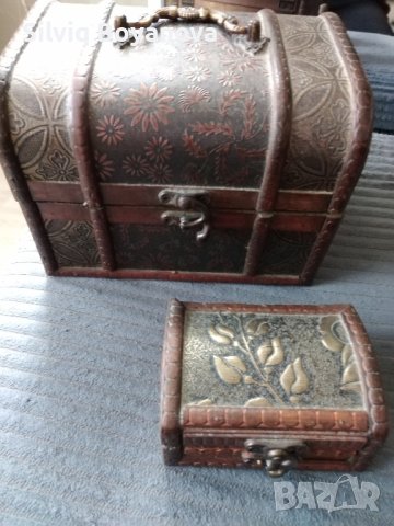 Стилни кутии за бижута от Дърворезба и ковано желязо 