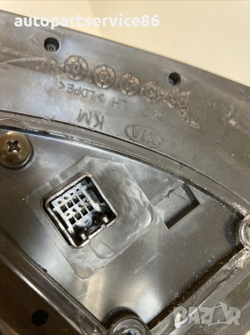 Странично огледало предно ляво черно за KIA Sportage 2.0 CRDi (2006-2010), снимка 3 - Части - 53439185