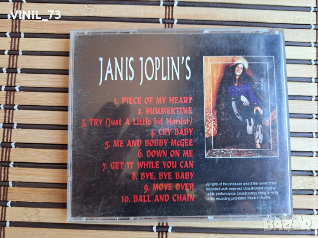 Janis Joplin – Janis Joplin's Greatest Hits, снимка 3 - CD дискове - 50604234