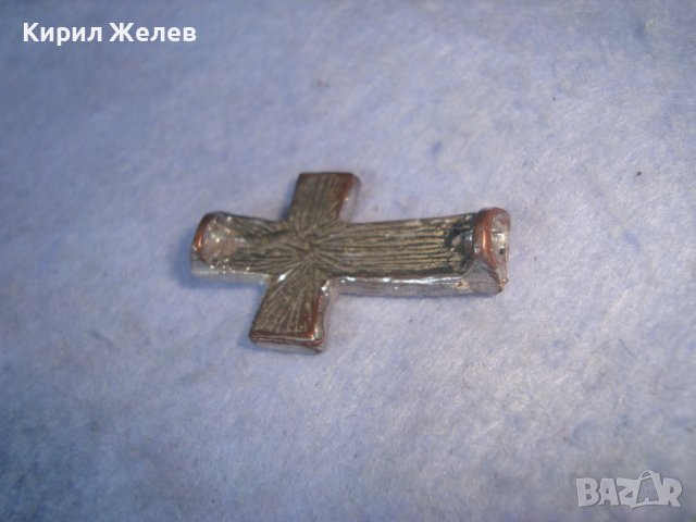 ПОСРЕБРЕНО КРИСТАЛНО МЕДНО СТАРО АРТ КРЪСТЧЕ за ГРИВНА КОЛИЕ 85831, снимка 8 - Други - 36903599