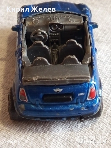 Метална количка Mini cooper cabriolet за КОЛЕКЦИЯ ДЕКОРАЦИЯ 27641, снимка 4 - Колекции - 53557422