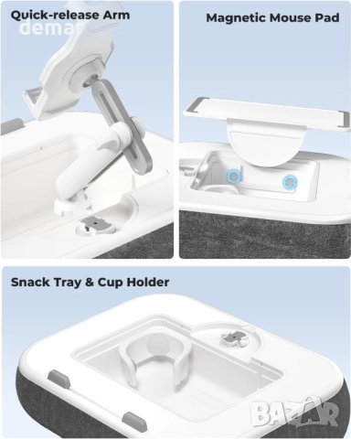 Поставка за таблет Viozon, таблети/телефони 4.7~13" и лаптопи 10~15", силиконова поставка за чаша, снимка 5 - Друга електроника - 51920607