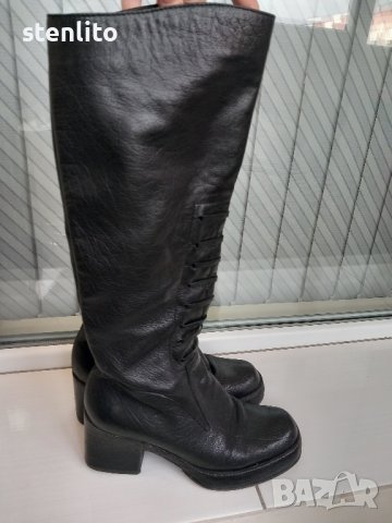 Дамски ботуши естествена кожа номер 37/38