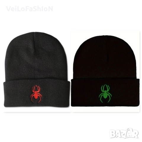 Нова зимна шапка с Паяк