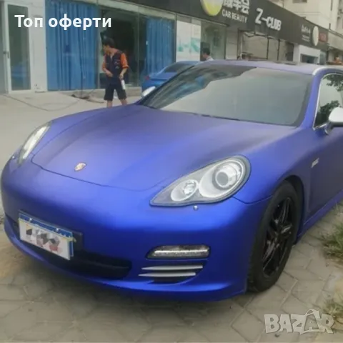 Фолио за облепяне 1.52m x 1m CST07 черен мат,тъмносиньо, жълто, снимка 5 - Аксесоари и консумативи - 48812514