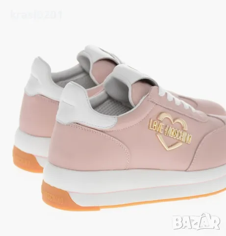 Оригинални маратонки на LOVE MOSCHINO! 36, естествена кожа, снимка 4 - Маратонки - 47524399