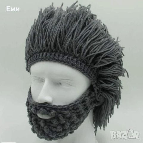  Забавни шапки,ръчно плетиво, снимка 2 - Шапки - 43515498