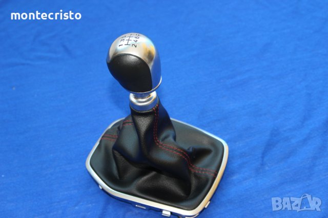 Кожена топка скоростен лост Ford Puma след 2019 / маншон скоростен лост