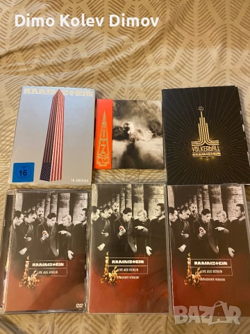 Rammstein Колекция. Оригинали. DVD, VHS, CD