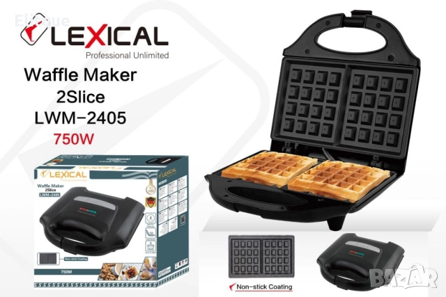 Уред за гофрети Lexical LWM-2405, снимка 2 - Гофретници - 52870818