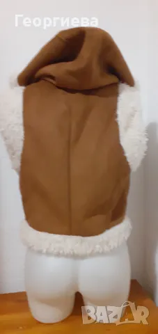 Велурен елек, снимка 2 - Елеци - 48552398